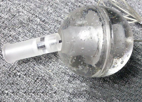 O candelabro de cristal transparente ilumina a iluminação conduzida do pendente da bola de vidro