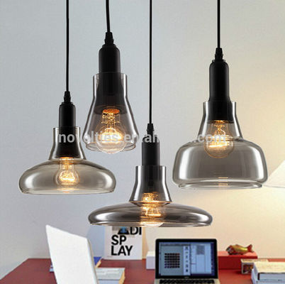 Luzes conduzidas decorativas internas para luzes cinzentas do pendente do fumo do candelabro para a barra