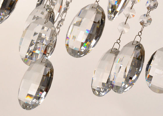 Dispositivos elétricos claros do candelabro decorativo ambarino moderno americano da arte para a sala de conferências, seis luzes