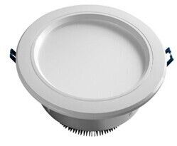 12 watts SMD Samsung lascam-se em volta do branco morno Recessed diodo emissor de luz de Downlights para a sala de jantar
